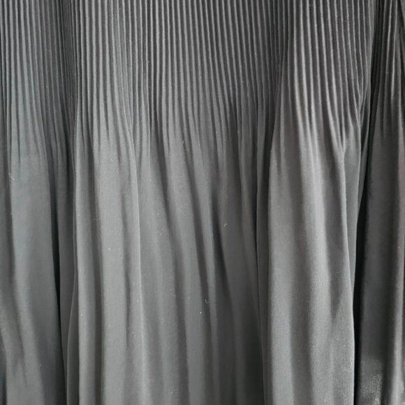 Halogen Women's Black Plisse Dress XS-Med, Fit and Flare - Picture 4 of 11